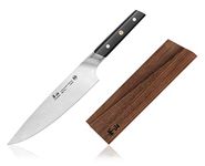 Cangshan TC Series 1020908 Swedish Sandvik 14C28N Steel Forged 8-Inch Chef Knife and Wood Sheath Set