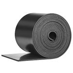 Solid Neoprene Rubber Sheet 100mm(W) x3mm(T) x3m(L) Neoprene Rubber Strips Solid Rubber Rolls for DIY Gaskets, Crafts, Pads, Flooring Protection, Supports, Leveling, Anti-Vibration, Anti-Slip