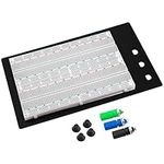 AZDelivery SYB-1660 Solderless breadboard protoboard | 4 Bus test circuit breadboard kit | Tie-point 1660 ZY-204 | With 4 power lanes