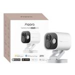 Aqara Camera Hub G5 Pro WiFi, Color Night Vision Security Camera Outdoor, 2.4/5Ghz WiFi, HomeKit Secure Video, Thread Border Router, Local Detection, Thread/Zigbee, Supports Alexa,Google Home (White)