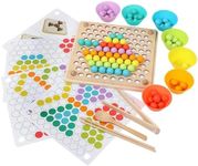 A Suit of Wooden Peg Board Beads Ga