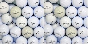 Second Chance 24 Mixed Golf Balls with Carry Bag, White Golf Balls Only