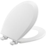 Bemis 500EC 390 Lift-Off Round Closed Front Toilet Seat, Cotton White