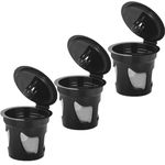 3 Pack Reusable Coffee Pod for Ninja Coffee Maker, 3 Pack Reusable K Cup Refillable Pods Coffee Filter for Ninja CFP101 & Ninja PB051 Coffee Maker