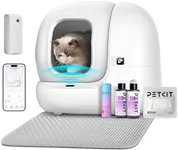 PETKIT New Update PuraMax 2 Self Cleaning Cat Litter Box, Automatic Cat Litter Box for Multiple Cats Includes K3 Smart Air Purifier Spray and N50 2.0 Odor Eliminator, App Control/xSecure