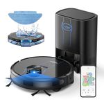 Laresar Clean Robot Vacuums and Mop 5000Pa,3 in 1 Robot Vacuum with 60 Day Self-Emptying Station,Lidar Navigation Mapping,Schedule,Wi-Fi/App/Alexa,Robot Vacuums Ideal for Pet Hair,Hard Floor,Carpet