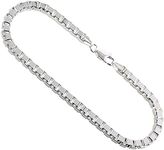 Sterling Silver 3mm BOX Chain Brace