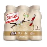 SlimFast Ready To Drink Shake, Vanilla Flavour, 6 x 325 ml Multipack