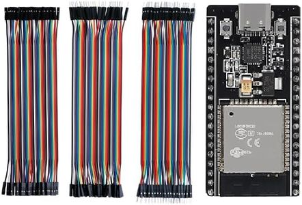 6-Pack ESP32 Development Boards & 120-Piece Breadboard Jumper Wires Bundle