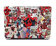 SANCTrix Spiderman Laptop Skin Stickers Glossy Decal with HD Quality for (14-15.6 Inch) Dell/Lenovo/Acer/HP etc. with Free Three Mobile Sticker