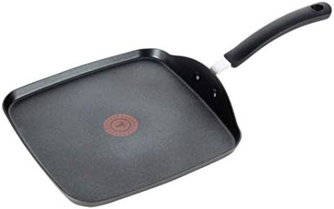 T-fal Ultimate Hard Anodized Nonstick Griddle 10.25 Inch Oven Broiler Safe 500F Cookware, Pots and Pans, Dishwasher Safe Grey