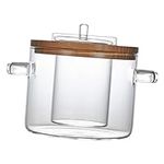 LABRIMP Glass Saucepan Simmer Pot M