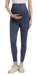 Foucome Maternity Jeans Over The Belly Trendy Stretch Skinny Denim Pants Pregnancy Jeggings with Pockets (Dark Blue, M)