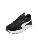 Puma Womens Runtamed Platform Black-White-Shadow Gray-Rose Gold Sneaker - 5 UK (39232402)