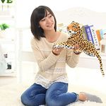 Tickles Cute Leopard Soft Stuffed Plush Animal Toy for Kids Boys & Girls Birthday Gifts (Color: Brown Size: 30 cm)