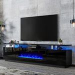 LUXOAK 80" Fireplace TV Stand, Mode