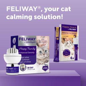 FELIWAY Optimum Cat Calming Diffuser – Stress Relief for Cats