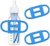 IMPRESA [3 Pack] Bottle Handles for Dr Brown Baby Bottles - Teach Babies to Drink Independently with Baby Bottle Handles for Dr. Brown Sippy Bottle - Baby Bottle Holder for Easy Grip