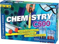 Thames & Kosmos Chemistry Chem C500 Science Kit with 28 Guided Experiments 48 Page Science Guide Parents’ Choice Silver Award Winner, 13.1" L x 2.6" W x 8.9" H