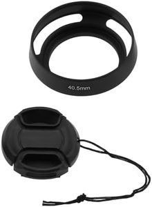 SG Store 40.5mm Lens Hood and Lens Cap Cover Compatible with Sony Alpha ZV-E10 ZV-1F ZV1F A6600 A6500 A6400 A6300 A6100 A6000 A5100 A5000 with E PZ 16-50mm f/3.5-5.6 OSS Lens