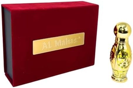AL MAHAS Golden Sand – 15 ML Roll-On Perfume Oil Unisex Perfumes | Sweet & Fruity Oriental Fragrance with Tangerine, Peach, Vanilla, Musk & Amber | Alcohol-Free