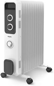 KEPLIN 2.5KW Oil Filled Electric Radiator, Energy Saving with 11 Fins, Adjustable Temperature, Overheat Protection, Programable Thermostat, 3 Settings & On/Off Timer for Maximum Warmth - Home & Office