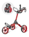 Caddytek Unisex Caddylite Compact, Red Golf Push Pull Cart Trolley, Red, One Size UK