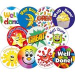 450 Mixed Scented Smelly Well Done Great Star Excellent Super Motivational Childrens Pupils School Teachers Reward Stickers Value Pack Primary Teaching Services