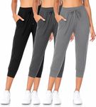 FULLSOFT 3 Pack Capri Sweatpants fo