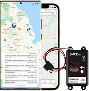 GPSBob 5 Year 4G 12/24v Wired GPS Tracker, All Inclusive, No Monthly Fees, No Subscriptions, One Off Fee, 5 Years Service Included, Car, Van, Truck, Caravan, RV, Plug and Play