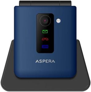 Aspera F50 4G Flip Phone (2.4'', 128MB/48MB) - Midnight