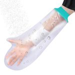 Fantasyon Waterproof Arm Cast Cover for Shower After Surgery, Soft Comfortable Cast Protectors for Broken Hands, Fingers, Wrists, Reusable Elastic Cast Bag for Bandage, Wound Care Supplies
