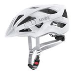 uvex Touring cc - Lightweight All-Round Bike Helmet for Men & Women - Individual Fit - Upgradeable with an LED Light - White Matt - 56-60 cm