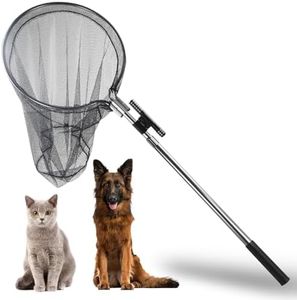 Animal Catcher Net Poultry Catching Trap Tool for Dog, Chicken, Feral Cat, Duck, Goose, Bird, Skunk, Bat, Fox, Raccoon, Guinea Fowl, Pigeon, Tuna, Monkey and Small Animals