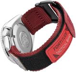 Ritche Nylon Sport 20MM Quick Release Watch Band for men women,Replacement Sekio Watch bands Red, Valentine's day gifts for him or her