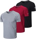 Gaiatiger 3 Pack Mens T-Shirts Dry-