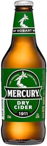 Mercury Dry Cider, Crisp & Refreshing Cider with a Fresh Apple Taste, 5.2% ABV, 375mL (Case of 24 Bottles)