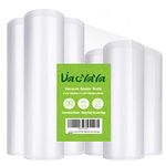 6 Pack 8"x20'(3Rolls) and 11"x20' (3Rolls) Vacuum Food Saver Seal a Meal Sealer Storage Bags Rolls for Food Saver and Sous Vide, BPA Free and FDA Approval (Total 120 feet)