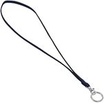 Poromoro Key Lanyard/Necklace Strap/Keychain Holder With Ring for Women/Men/Police/Nurse/Sheriff(1pcs, Navy)