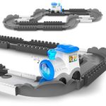 Track Town Train Set Learning and Engaging Toy for 2-8yr Old Kids | Colorful Expandable Build Yourself | USB Type-C Rechargeable | Indian Train Station Announcements | Gift for Boys & Girls (33pcs)
