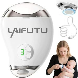 LaifuTu 3 in 1 Electric Nail Clipper with LED Light, 3 Speeds Fingernail Cutter and Polishing, Nail Scraps Storage Safety Fingernail Trimmer, Gifts for Women Men Mom Kids Adults Senior Baby