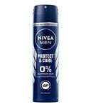 NIVEA MEN Protect & Care Deodorant Spray (150 ml), Deodorant without Aluminium (ACH) for a Long-Lasting Fresh Skin Feeling, Nourishing Deodorant with 48-Hour Deodorant Protection