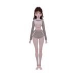 Oueneifs 1/4 Xana BJD Doll Fitness Girl Home Sport Style Resin Toy for 15+ Year Old