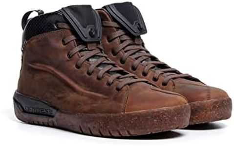 Dainese Metractive D-WP Shoes, Stivali da Motocicletta Uomo, Marrone/Gomma Naturale, 43 EU