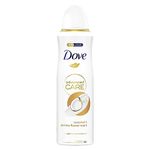 Dove Advanced Care Coconut & Jasmine Flower Scent Anti-perspirant Deodorant Spray with plant based moisturiser aerosol for 72 hour protection 200 ml