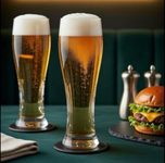 Elegant Pilsner Beer Glasses Set | Tall Beer Serving Glasses for Pub, Restaurant & Home Bar Set of 6 450 ml