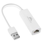 USB Ethernet (LAN) Network Adapter Compatible with Laptops, Computers, and All USB 2.0 Compatible Devices Including Vista/XP, Windows 7 to 11, All Mac OS X, OS X, and macOS by Mobi Lock