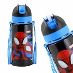 SKi Homeware TANGO Stainless Steel-304 grade Water Bottle for School, Kids favourite character prints | wide mouth | leak proof sipper | light weight | BPA Free & Food Grade - 550ML (Spidey)