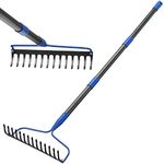 Garden Rake, 72 inch Heavy Duty Rak