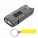 Nitecore TIP SE Grey 700 Lumen Rechargeable EDC Keychain Flashlight Tag